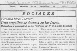 Una angolina se destaca en las letras  [artículo]