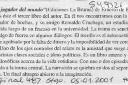 "El mejor jugador del mundo"  [artículo] Alejandro Lavquén