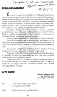 Benjamín Morgado  [artículo]