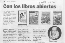 Con los libros abiertos  [artículo]