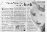 Voces alrededor de una ausente  [artículo] José Promis