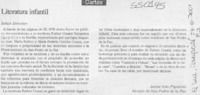 Literatura infantil  [artículo] Jaime Soto Figueroa