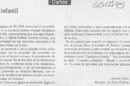 Literatura infantil  [artículo] Jaime Soto Figueroa