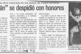 "Loco afán" se despidió con honores  [artículo] Catalina Villanueva