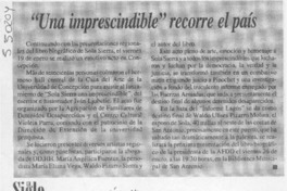 "Una Imprescindible" recorre el país  [artículo]