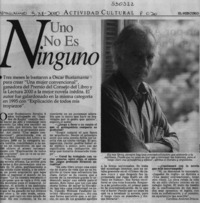 Uno no es ninguno  [artículo] Carolina Andonie Dracos