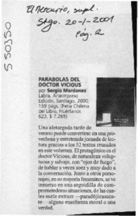 Parábolas del doctor Vicious  [artículo]