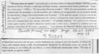 "Poemas para no matar"  [artículo] Alejandro Lavquén