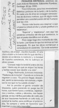 Pedazos enteros  [artículo]