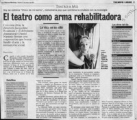 El teatro como arma rehabilitadora  [artículo] Marietta Santi