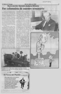 Fue columnista de nuestro semanario