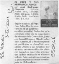 El Papa y sus hermanos judíos  [artículo]