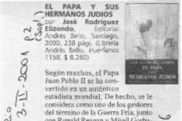 El Papa y sus hermanos judíos  [artículo]
