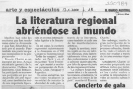 La Literatura regional abriéndose al mundo  [artículo]