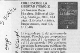 Chile escoge la libertad  [artículo]