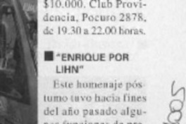 "Enrique por Lihn"  [artículo]