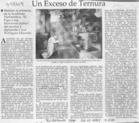 Un exceso de ternura  [artículo] Carmen Muñoz Hurtado