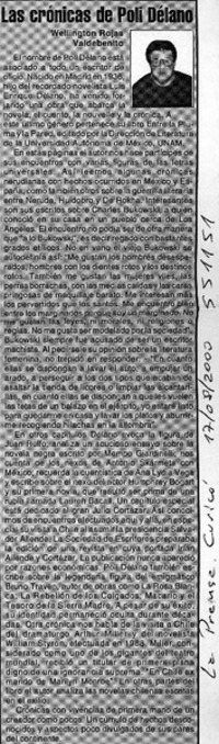 Las Crónicas de Poli Délano  [artículo] Wellingtonn Rojas Valdebenito