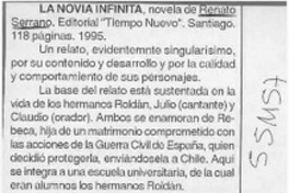 La novia infinita  [artículo] Carlos René Ibacache I.