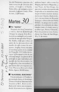 "Bukowski, Bukowski"