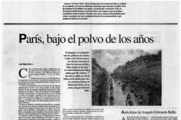 París, bajo el polvo de los años