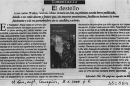 El destello  [artículo] Ximena Bertin Espinoza