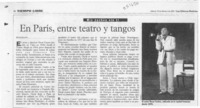 En París, entre teatro y tangos  [artículo] André Jouffé