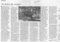 "El árbol de cristal"  [artículo] Luis Alberto Mansilla