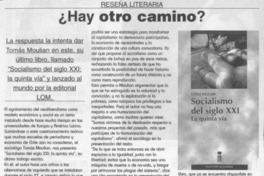 Hay otro camino?  [artículo]
