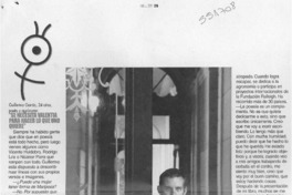 "Se necesita valentía para hacer lo que uno quiere"  [artículo] Loreto Novoa M.