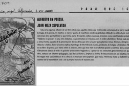 Alfabeto en poesía  [artículo]
