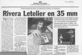 Rivera Letelier en 35 mm  [artículo] José Ossandón