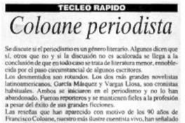 Coloane periodista