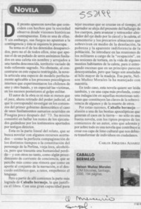 Caballo Bermejo  [artículo] Carlos Jorquera Alvarez