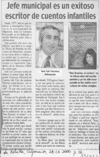 Jefe municipal es un exitoso escritor de cuentos infantiles  [artículo]