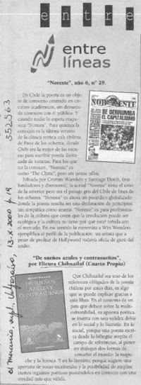 "De sueños azules y contrasueños"  [artículo]