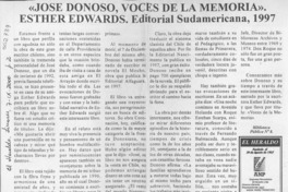 "José Donoso, voces de la memoria"  [artículo]