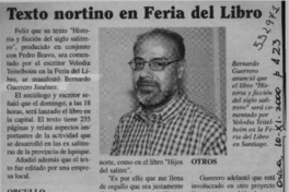 Texto nortino en Feria del Libro  [artículo]