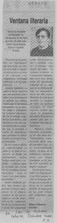 "Estructuras inexorables de parentesco"  [artículo] Miguel Ramírez