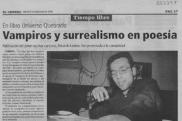 Vampiros y surrealismo en poesía  [artículo]