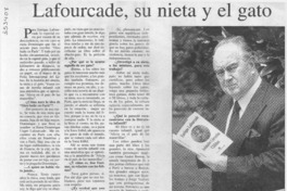 Lafourcade, su nieta y el gato  [artículo]