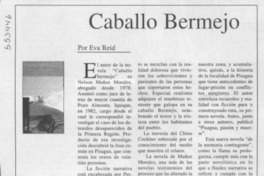 Caballo Bermejo  [artículo] Eva Reid