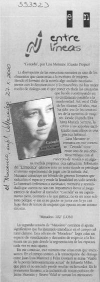 "Cercada"  [artículo]