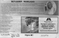 Benjamín Morgado  [artículo]