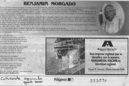 Benjamín Morgado  [artículo]