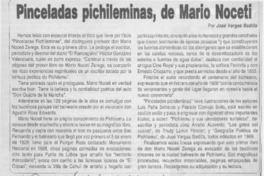 Pinceladas pichileminas, de Mario Noceti  [artículo] José Vargas Badilla