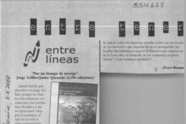 "Por un tiempo de arraigo"  [artículo] Álvaro Bisama