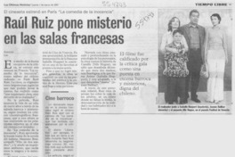 Raúl Ruiz pone misterio en las salas francesas
