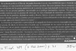 Citas poéticas  [artículo] Alejandro Lavquen