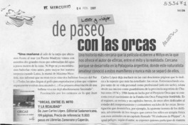 De paseo con las orcas  [artículo]